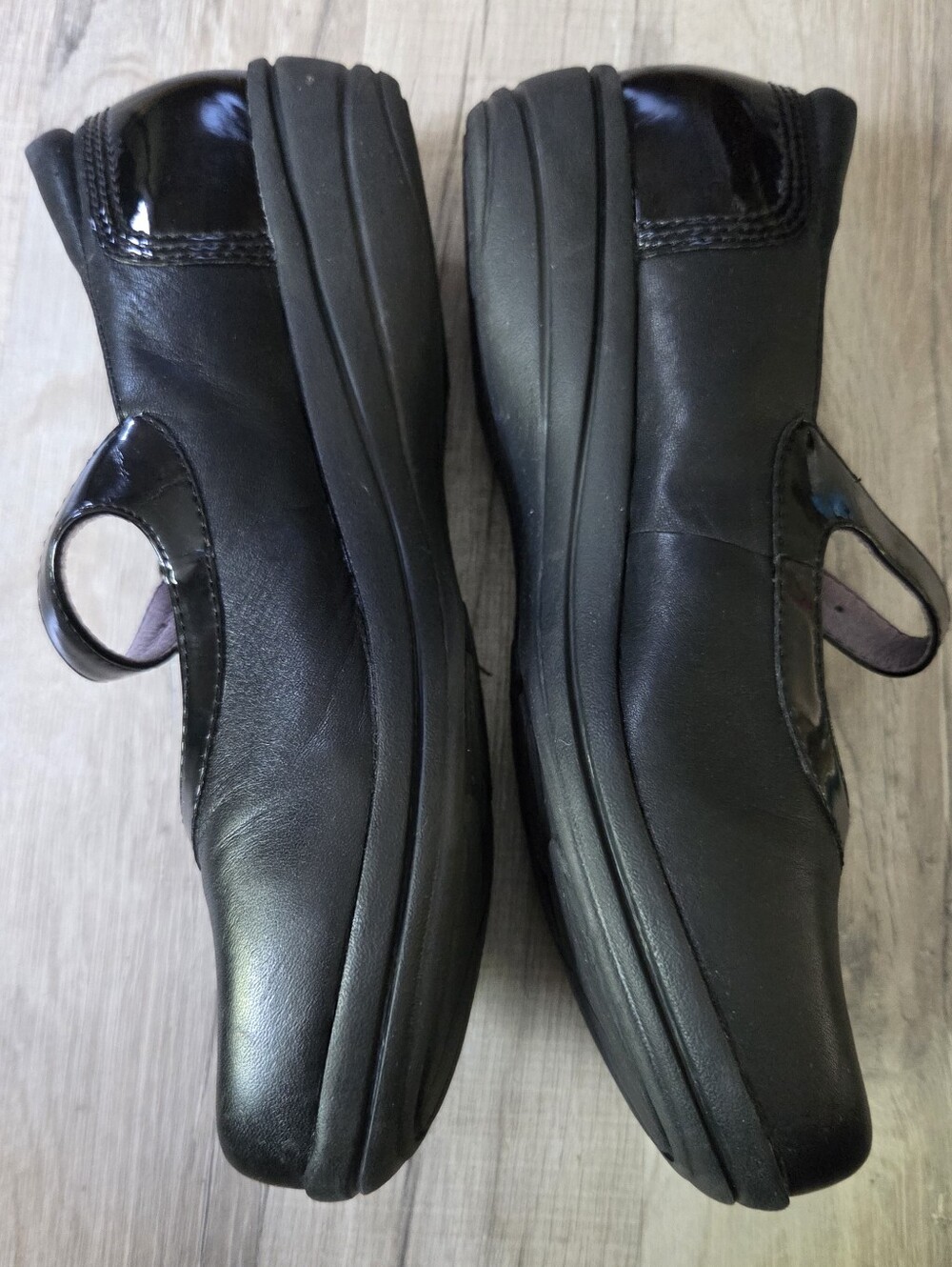 Dansko Misty Mary Janes Flat Shoes, Black Napa & Patent Leather, Sz 41 - Picture 5 of 6